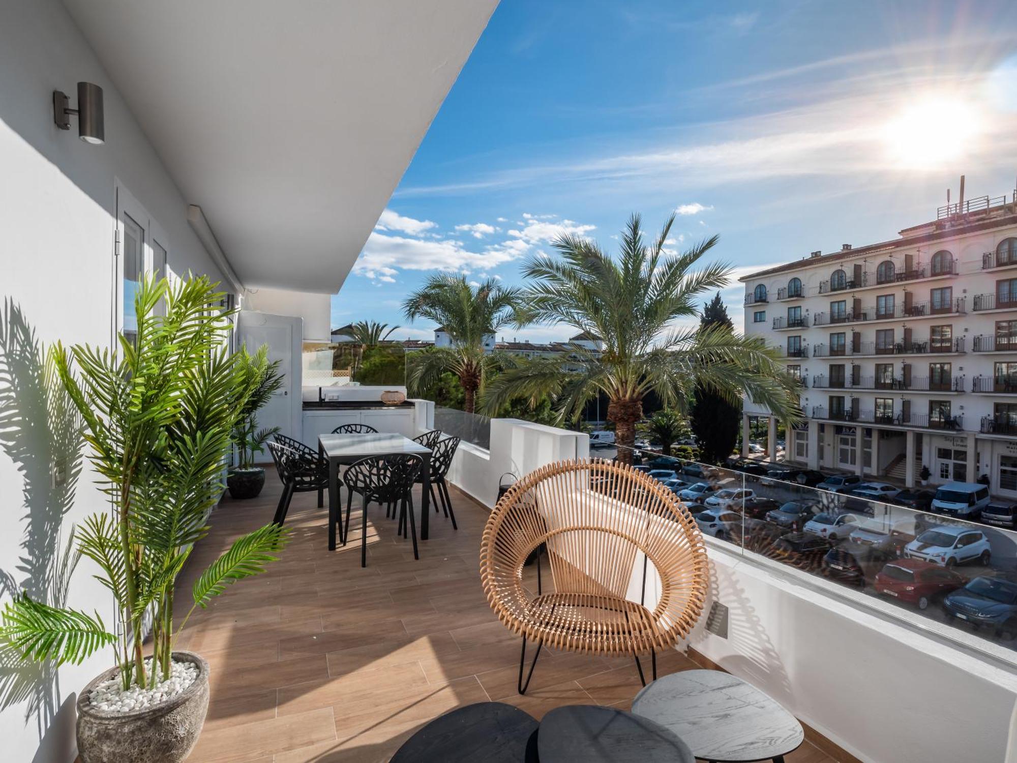 3 Bdrm Stylish Apt W Pool In Puerto Banus Marbellac Extérieur photo